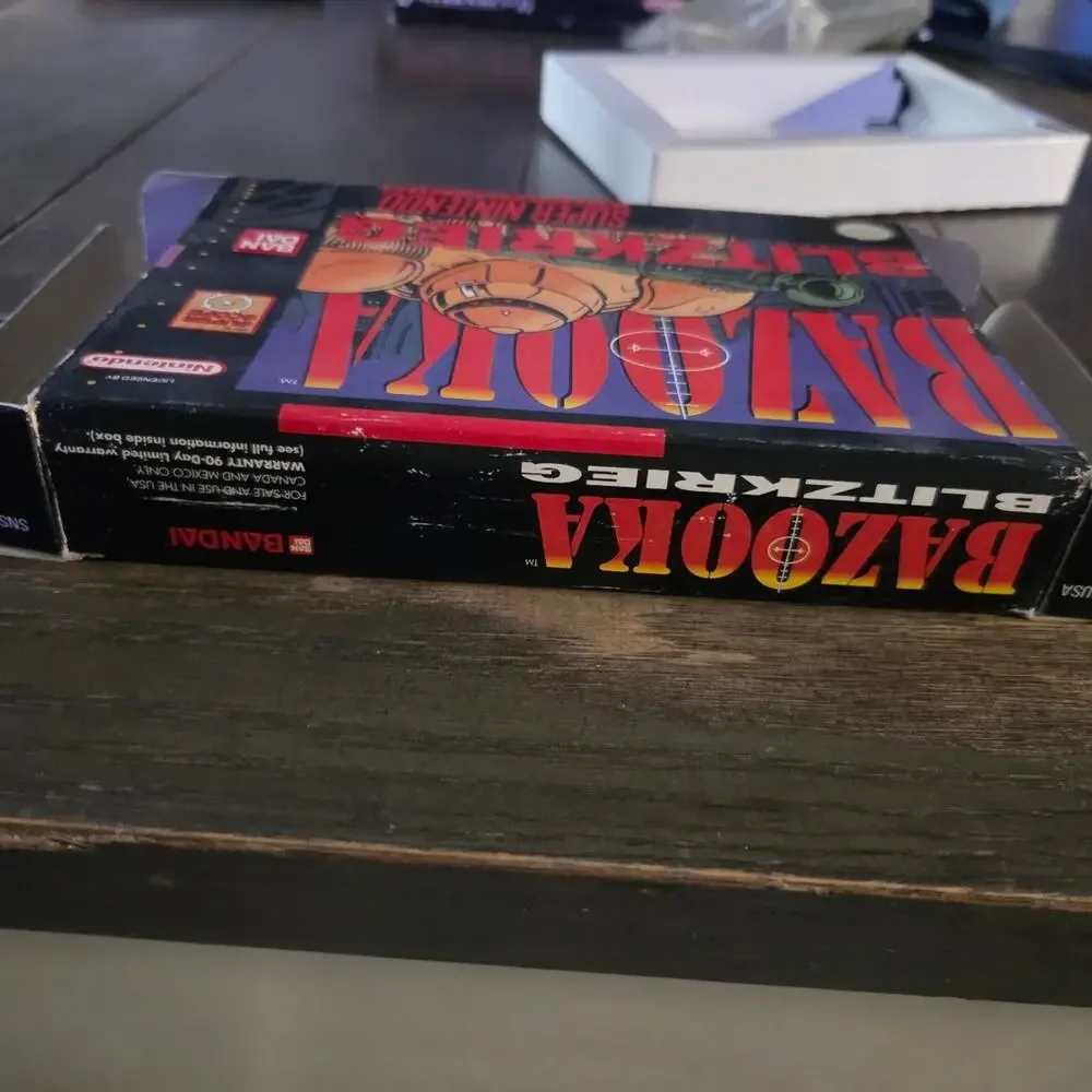 (SNES) Bandai Bazooka Blitzkrieg CIB